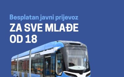 Od 1. travnja besplatan javni prijevoz za mlađe od 18 godina